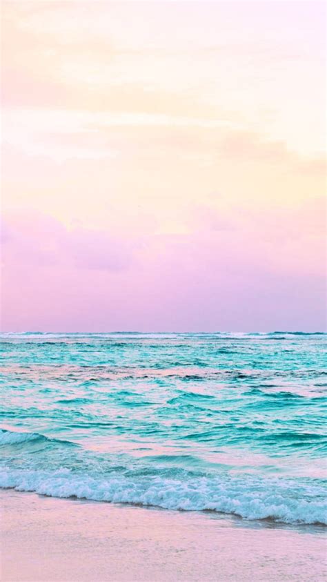 Download Aesthetic Beach Pastel Wallpaper | Wallpapers.com