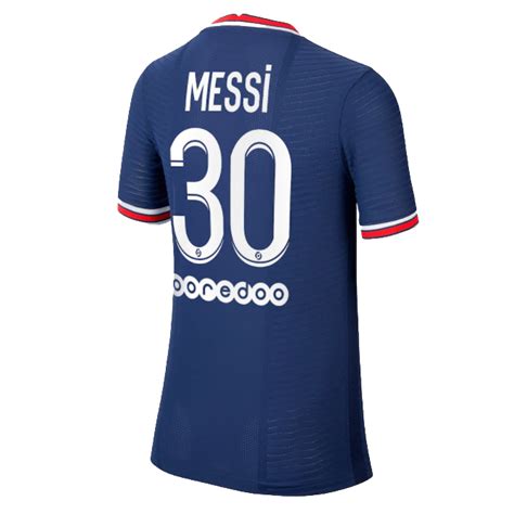 PSG Jersey Messi #30 Custom Home Soccer Jersey 2021/22