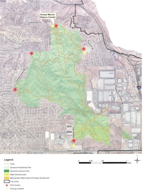 Park Map | My Sycamore Canyon