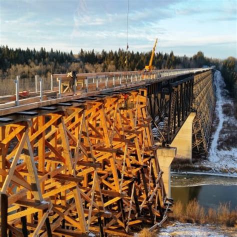 Beaver River Trestle Bridge - Johnston Construction