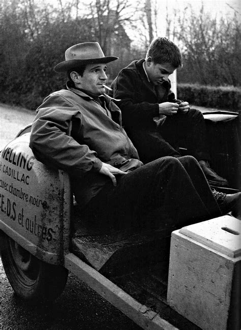 Francois Truffaut during a break in the filming of “The 400 Blows/Les ...