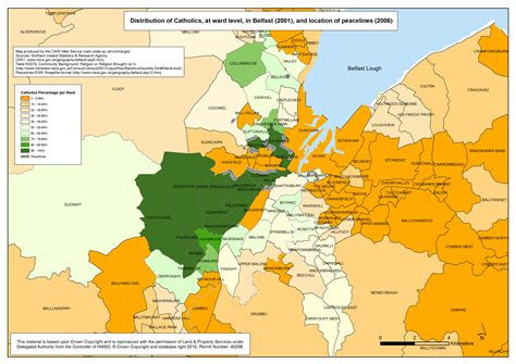 CAIN: Victims: Visualising the Conflict: GIS Map Set 2: Religious ...