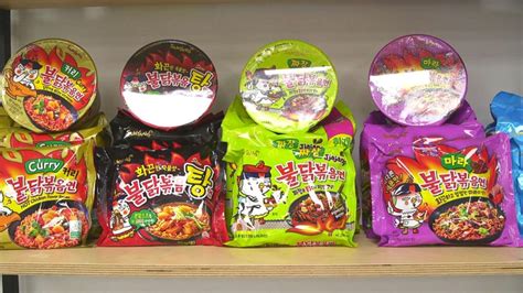 Spicy Noodle Hit Spicy Chicken Hot Ramen Noodle Buldak Variety Packs ...