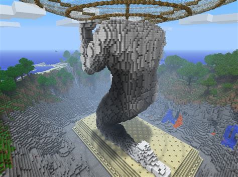 Atlas statue Minecraft Map