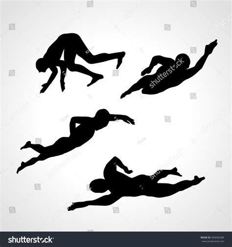 2,132 Woman Swimmer Silhouette Images, Stock Photos & Vectors ...