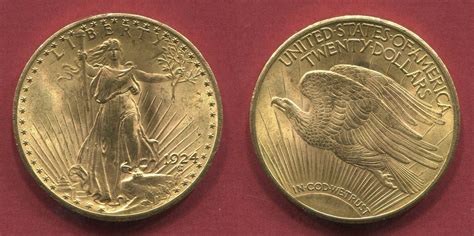 USA 20 Dollar Dollars 1924 St. Gaudens Walking Liberty Gold vz - prfr ...