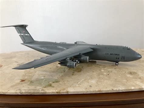 Lockheed C-5M Super Galaxy 1/144 scale model airplane kit 522 mm Roden ...