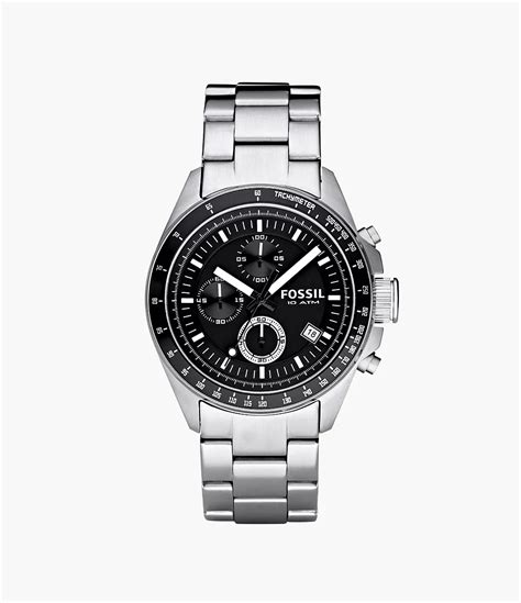 Stainless Steel Chronograph Watch | Fossil.com