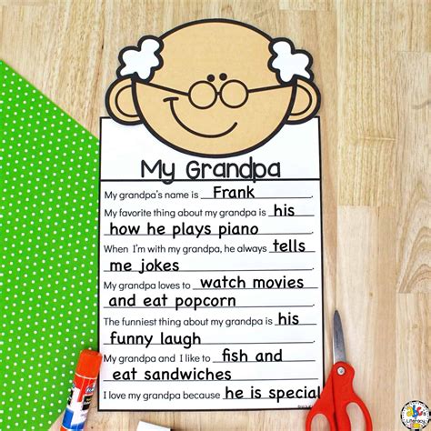 Grandparents Day Writing Craft