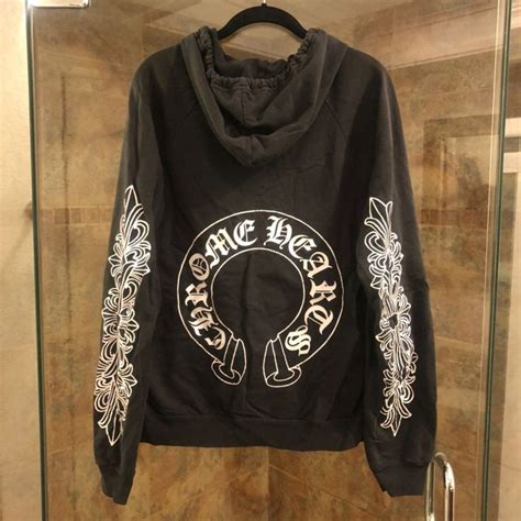 Chrome Hearts Hoodie Sweatshirt Jacket on Mercari in 2020 | Chrome ...