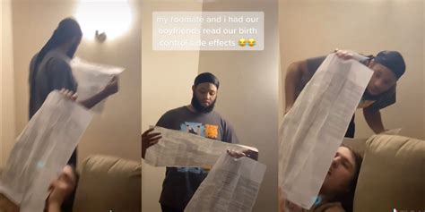 2 Guys Read Their Girlfriends' Birth Control Side Effects in Viral TikTok