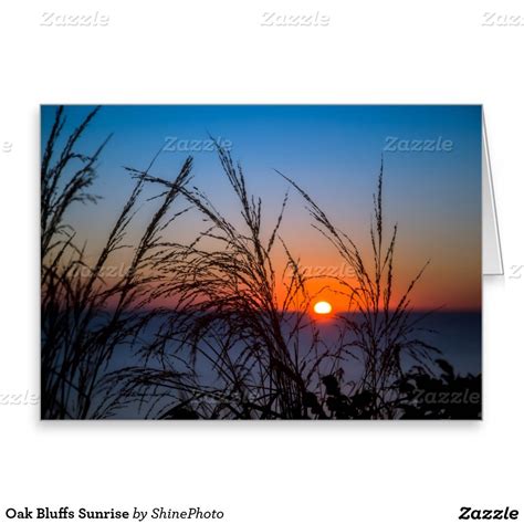 Oak Bluffs Sunrise Greeting Card | Sunrise greeting cards, Sunrise ...