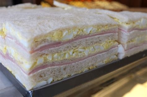 Sandwich de Miga Jamón Cocido y Huevo | Sándwiches de miga, Recetas de ...