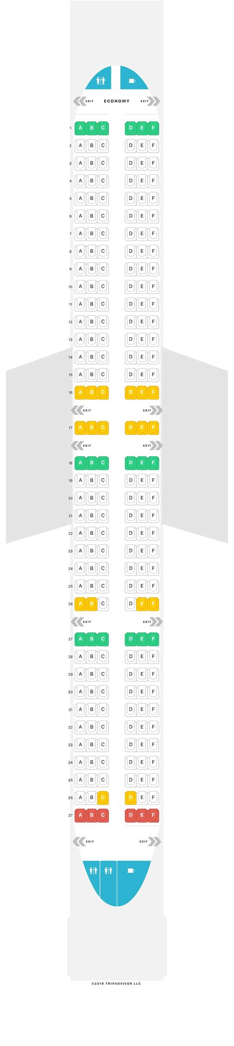 Seat Map and Seating Chart Airbus A321neo IndiGo | Airbus, Fleet ...