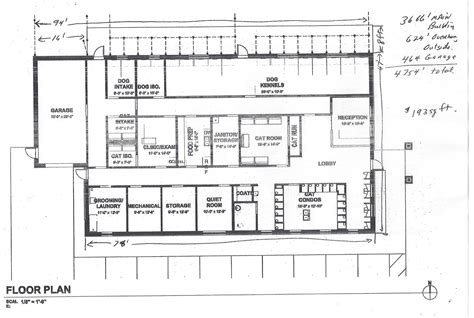 Animal Shelter Design Floor Plans