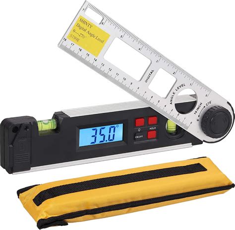 Measuring Tools 600mm Digital Backlight Laser Level Ruler Horizontal ...