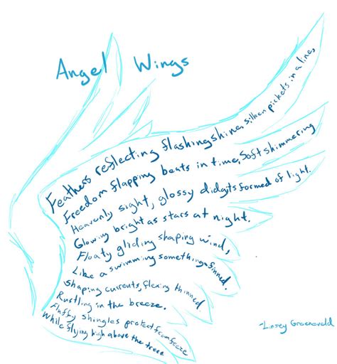 Angel Wings Poem by aquabluejay on DeviantArt