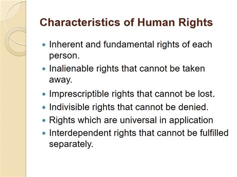 Definition of Human Rights - 693 Words | Presentation Example