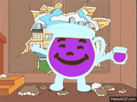 Purple Kool Aid Man GIF - Purple Kool Aid Man Kool Aid - 探索與分享 GIF