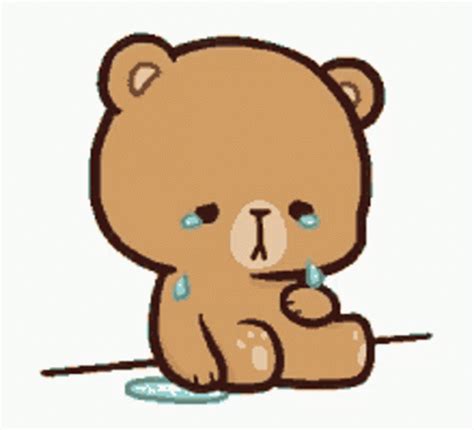 Sad Bear Cry GIF - Sad Bear Cry Tear - Discover & Share GIFs