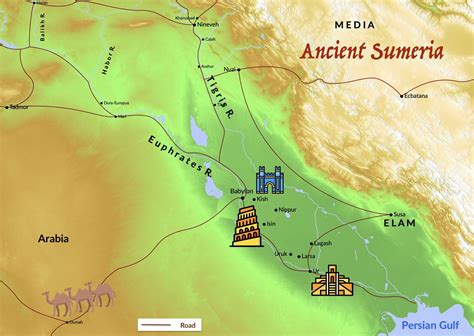 Map of Ancient Mesopotamia | Ancient mesopotamia, Ancient sumerian ...