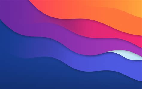 macOS Big Sur Wallpaper 4K, 5K, Colorful, Waves