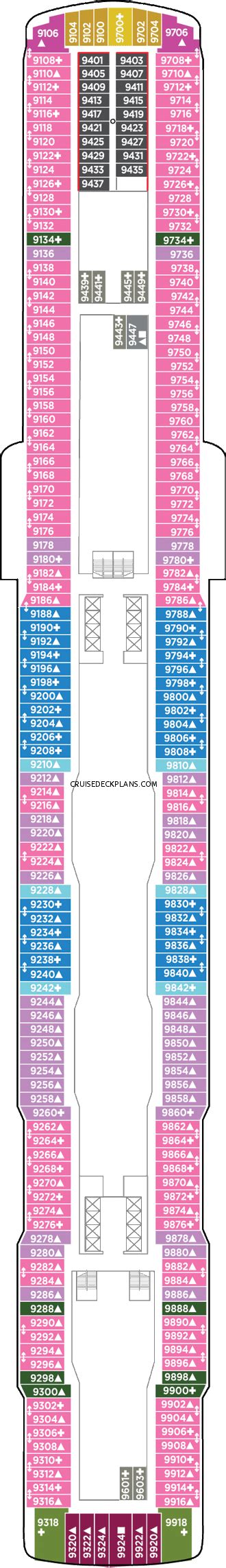 Norwegian Encore Deck Plans, Diagrams, Pictures, Video
