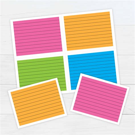 22 X 22 Index Card Template