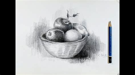 How to draw still life drawing - YouTube