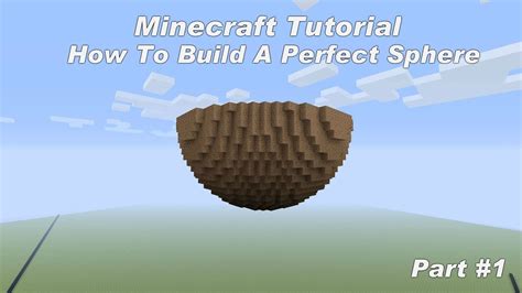 Minecraft Sphere Schematic