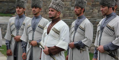 chechen men chechens national costume Chechnya people North Caucasus in ...