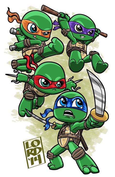 Cute Ninja Turtles Drawings