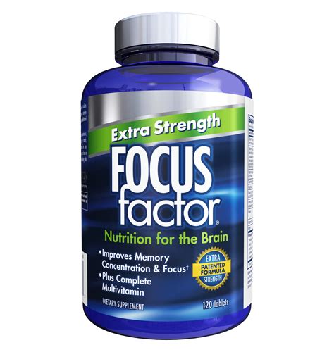 Buy Focus Factor Adults Extra Strength, 120 Count - Brain Supplement ...