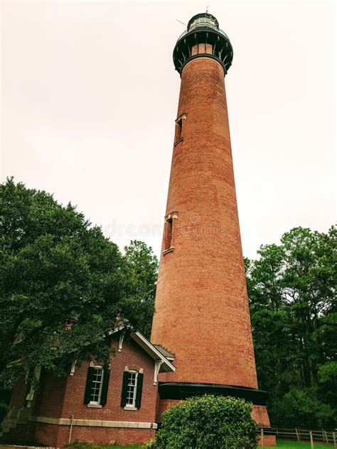 Corolla, NC lighthouse stock image. Image of castle - 211240857