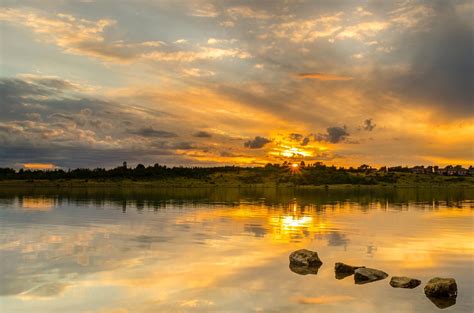 Another Albert Village Lake Sunset from 26/12/2012 | Flickr