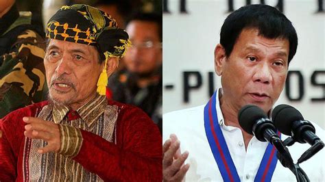 Duterte grateful to Nur Misuari for accepting invitation to join peace ...