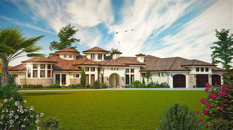 Gorgeous Tuscan Villa - 95027RW | Architectural Designs - House Plans