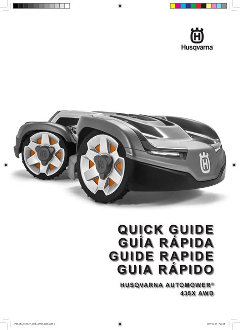 HUSQVARNA 967853305 QUICK MANUAL Pdf Download | ManualsLib