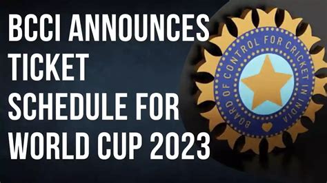 World Cup 2023 Tickets: Get Your Seat to Cricket's Biggest Event ...