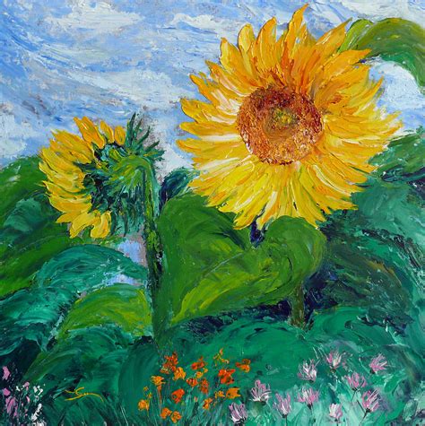 Van Gogh Sunflowers Painting by Dee Carpenter - Fine Art America