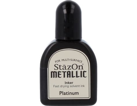 Tinta STAZON METALLIC para vidrio y plastico metalica opaca color ...