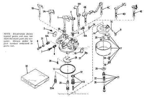 Tecumseh CA-630942A Parts Diagram for Carburetor