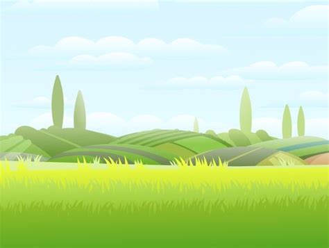 Top 153+ Cartoon grass field - Tariquerahman.net