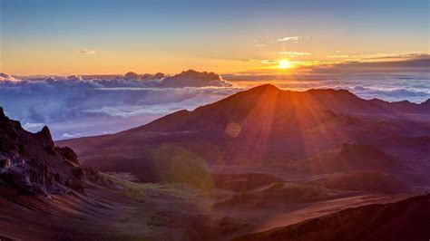 Sunrise at Haleakala on Maui, the House of the Sun