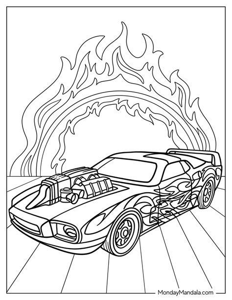 Hot Wheels Acceleracers Coloring Pages