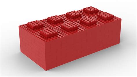 LEGO MOC 2x4 Brick made of only 2x4 Bricks by 2in1 | Rebrickable ...