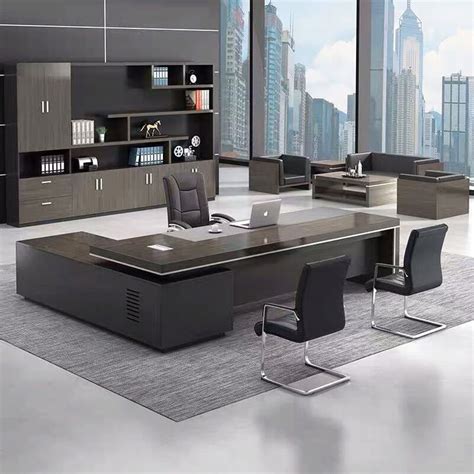 [Hot Item] Luxury Foshan Custom CEO Table Office Wooden Table Executive ...