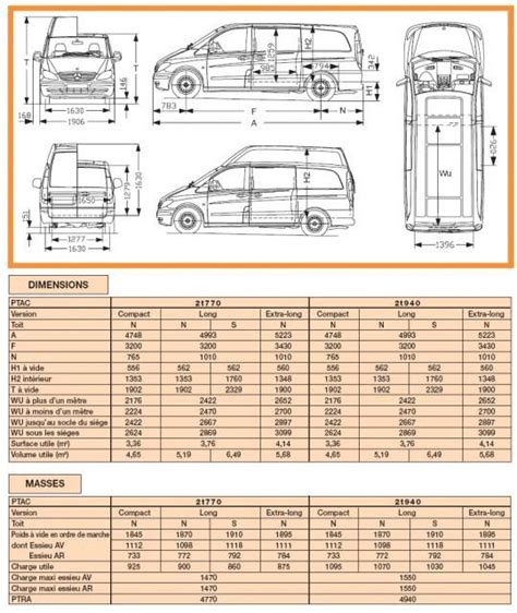 Mercedes vito compact internal dimensions #7 Mercedes Benz Vito ...