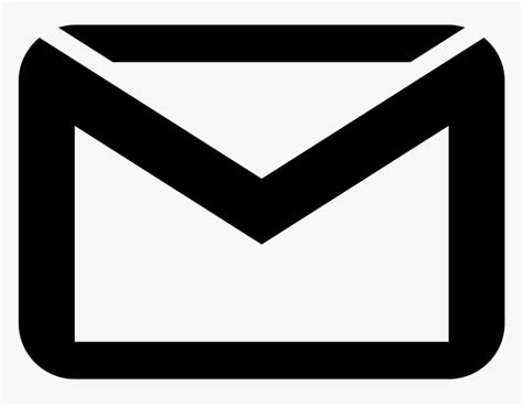 Black Gmail Icon Png, Transparent Png , Transparent Png Image - PNGitem