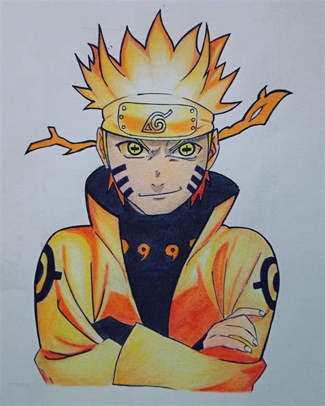 How To Draw Naruto Nine Tails Mode